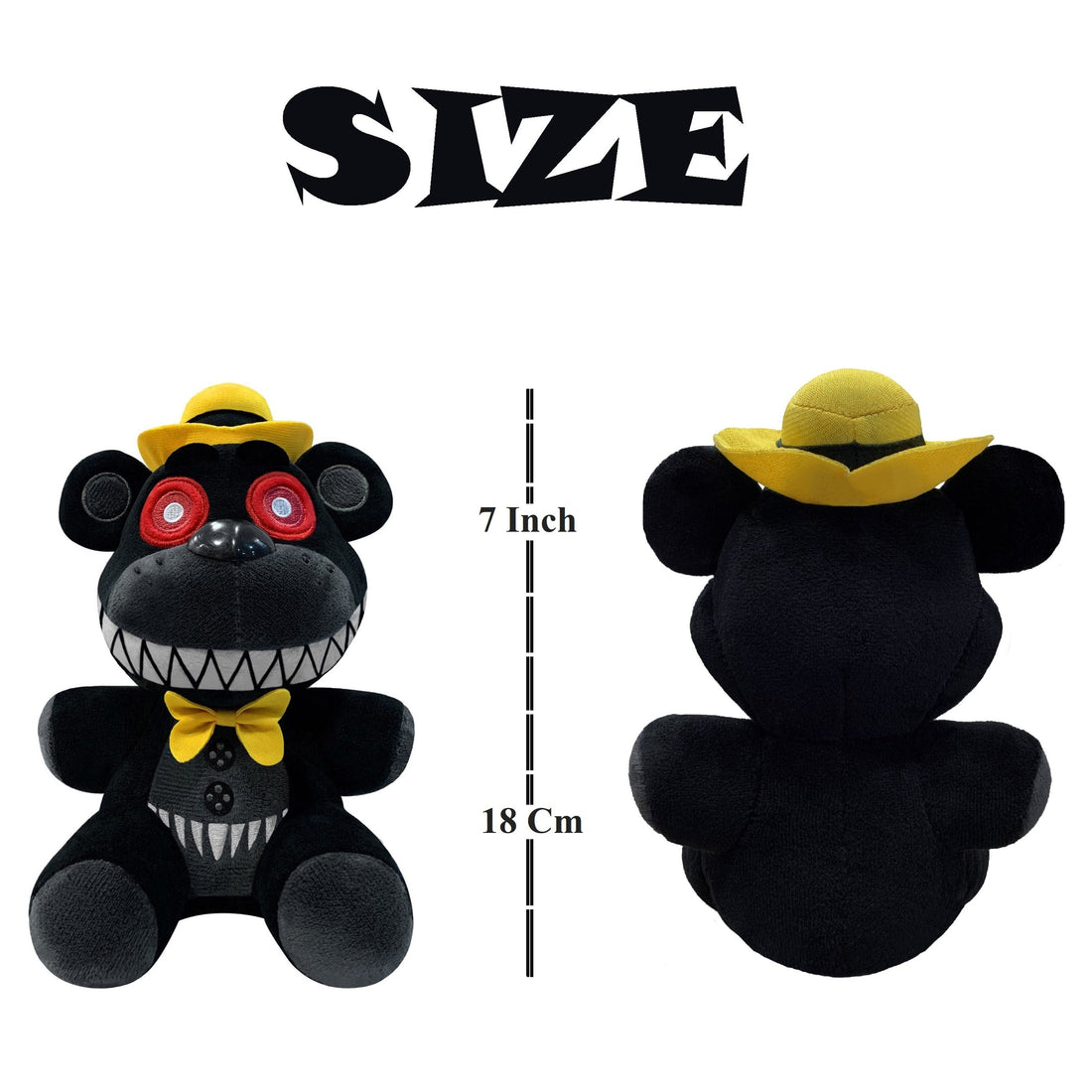 VNKVTL: Nightmare Plush - Valentines Day - Bear Stuffed Animal | Nightmare Before Christmas Plush Toys - Kids Toys Stuffed Animals | Christmas Toys for Kids - Plush Birthday Gift for Kids | 7 Inches - US