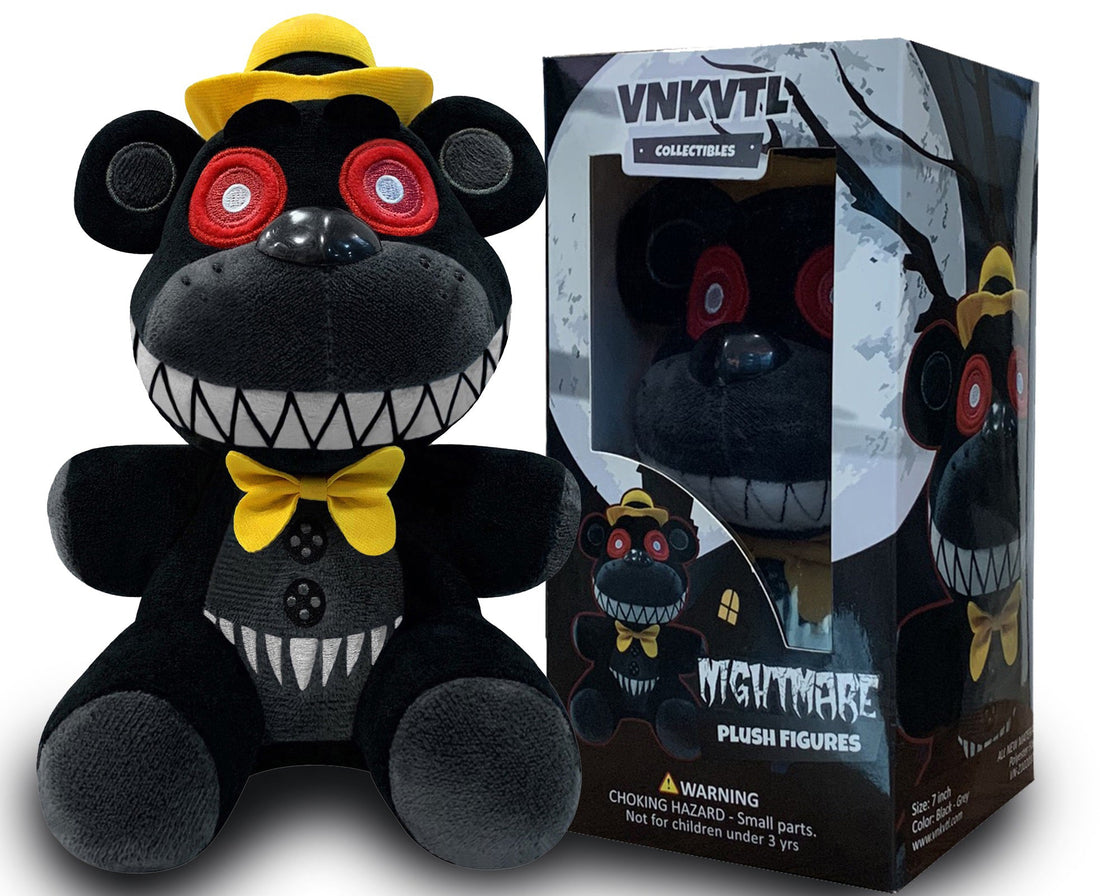 Collectible Stuffed VNKVTL Combo 2 Character Nightmare Plush + Glitchtrap Plush Birthday Gift For Kids, Spring Trap Plush With Soft And Comfortable Cotton, Phantom Freddy For All Ages, 7 plush